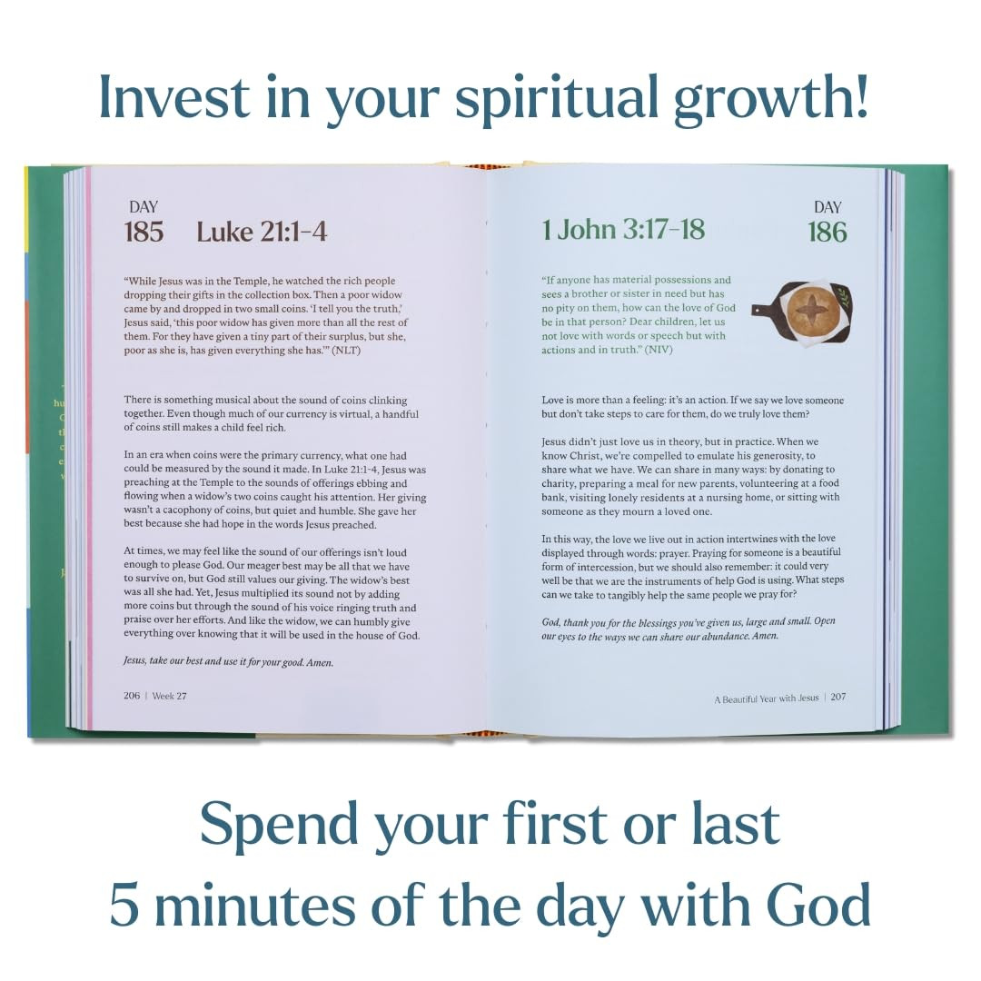 A Beautiful Year with Jesus (HC): The Daily Devotional For 365 Days in the Bible