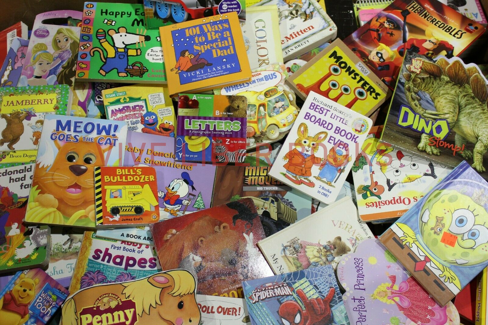 Lot of 20 Board Books for Toddlers Assorted Bedtime Stories Library Fun