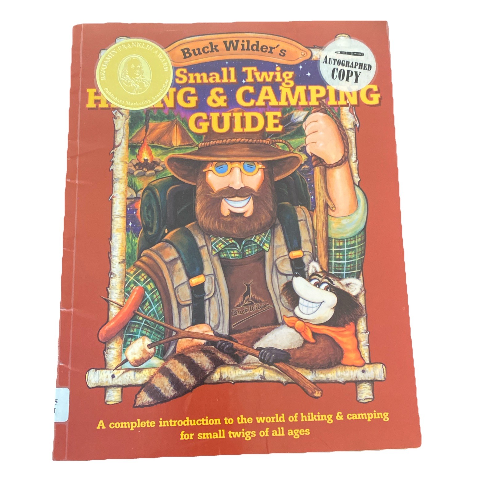 SIGNED Buck Wilder’s Small Twig Hiking & Camping Guide 1997 PB Tim Smith Ex Lib