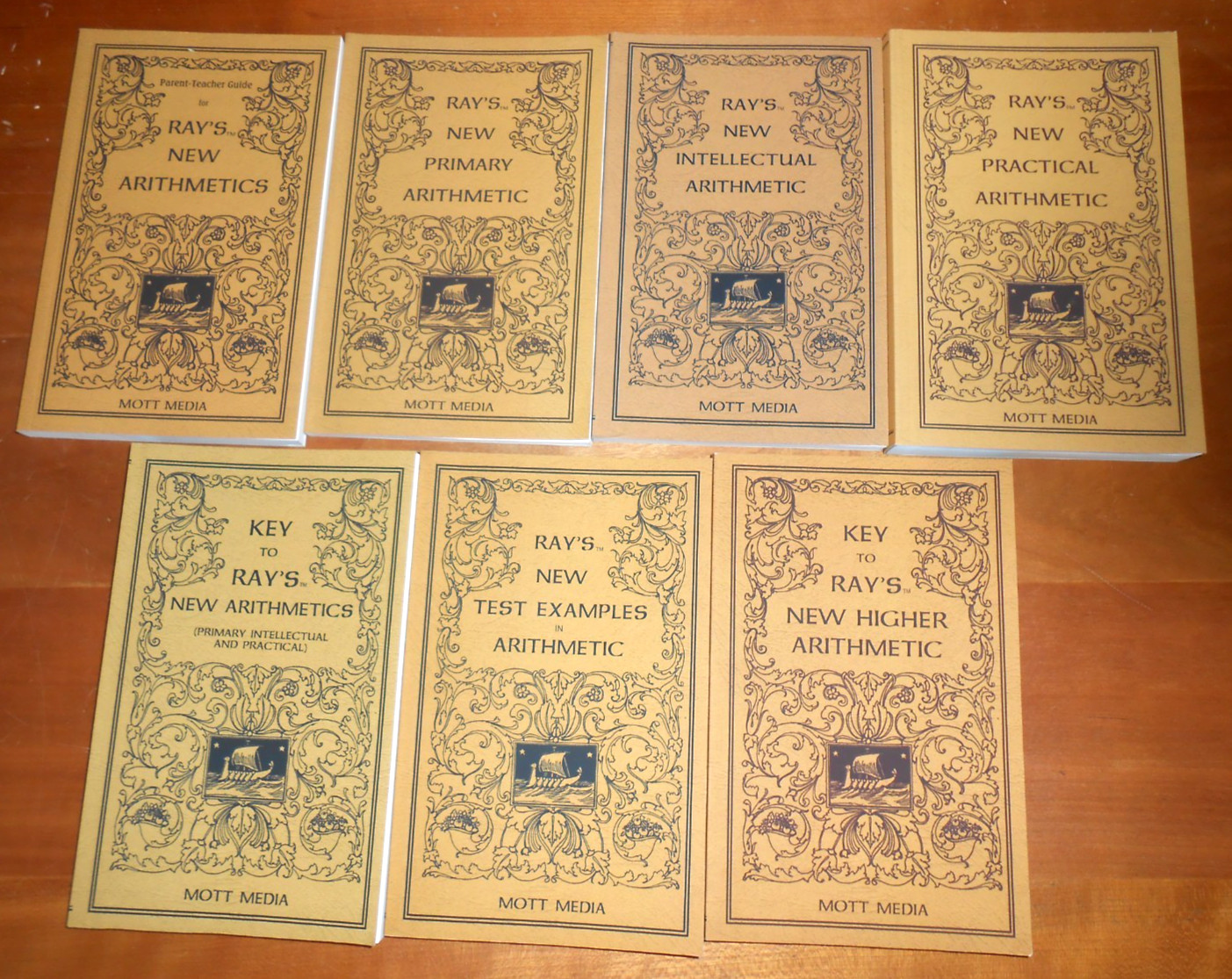 Joseph Ray RAY’S NEW ARITHMETIC Lot of 7 Mott Media 2016 – TPB LN