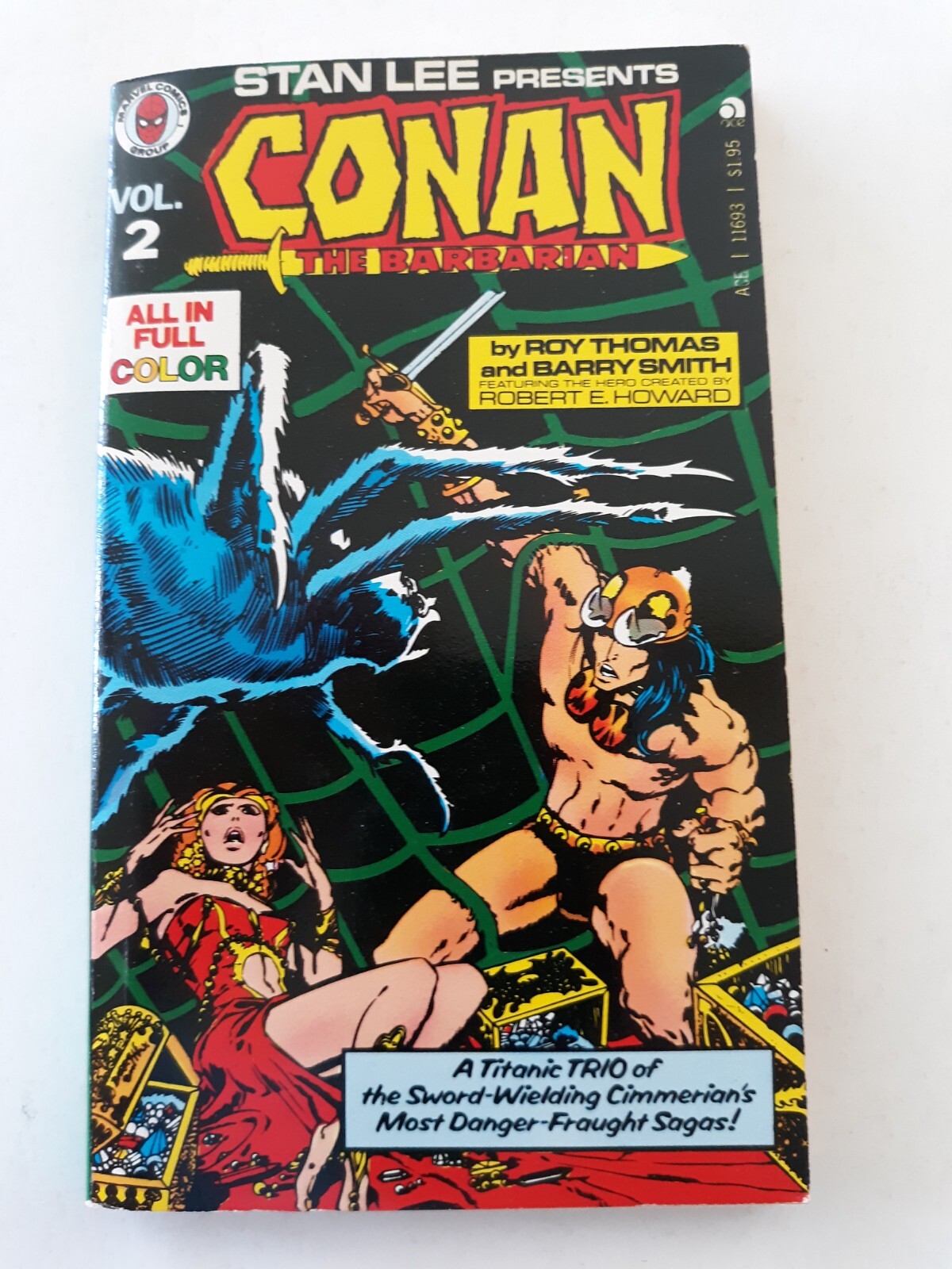 Ace paperback Stan Lee Conan the Barbarian # 2 Barry Smith Roy Thomas…UNREAD