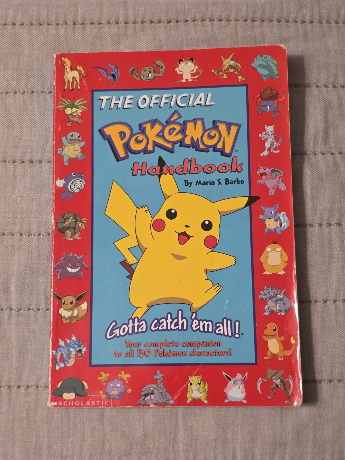 Official Pokemon Handbook by Maria S. Barbo (1999, Digest Paperback)