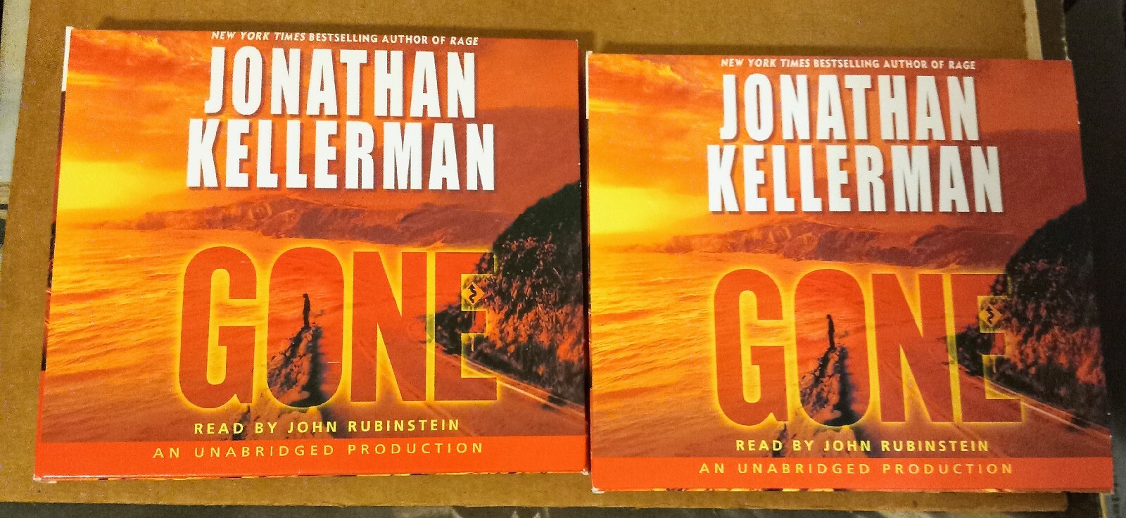 JONATHAN KELLERMAN 10-Disc Audio Book “GONE”,Random House 2006.