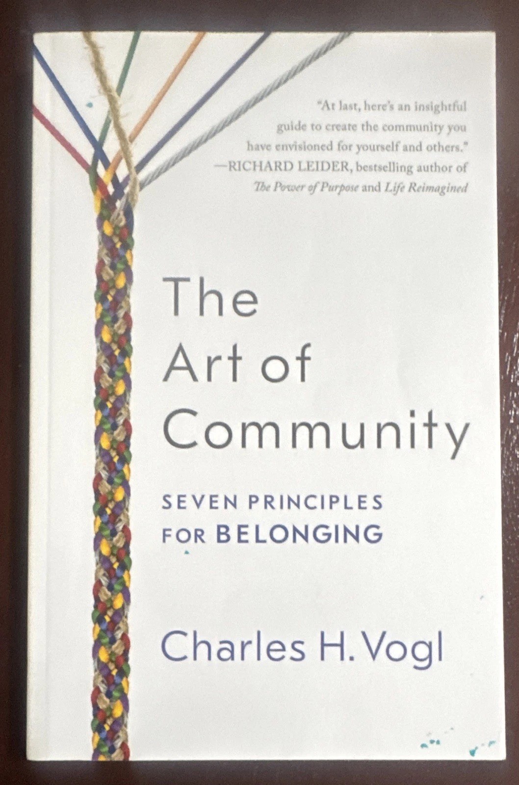 The Art of Community by Charles H. Vogl (Paperback, Social Science, Community)