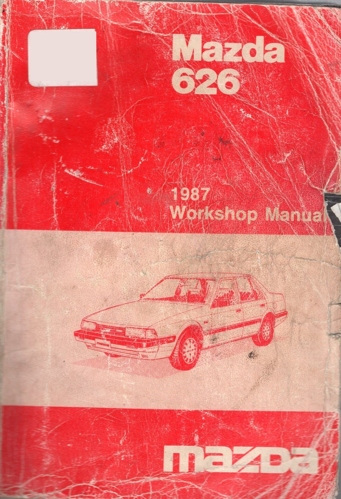 1987 Mazda 626 FACTORY Workshop Manual Complete Part# 1152-10-86S MN393
