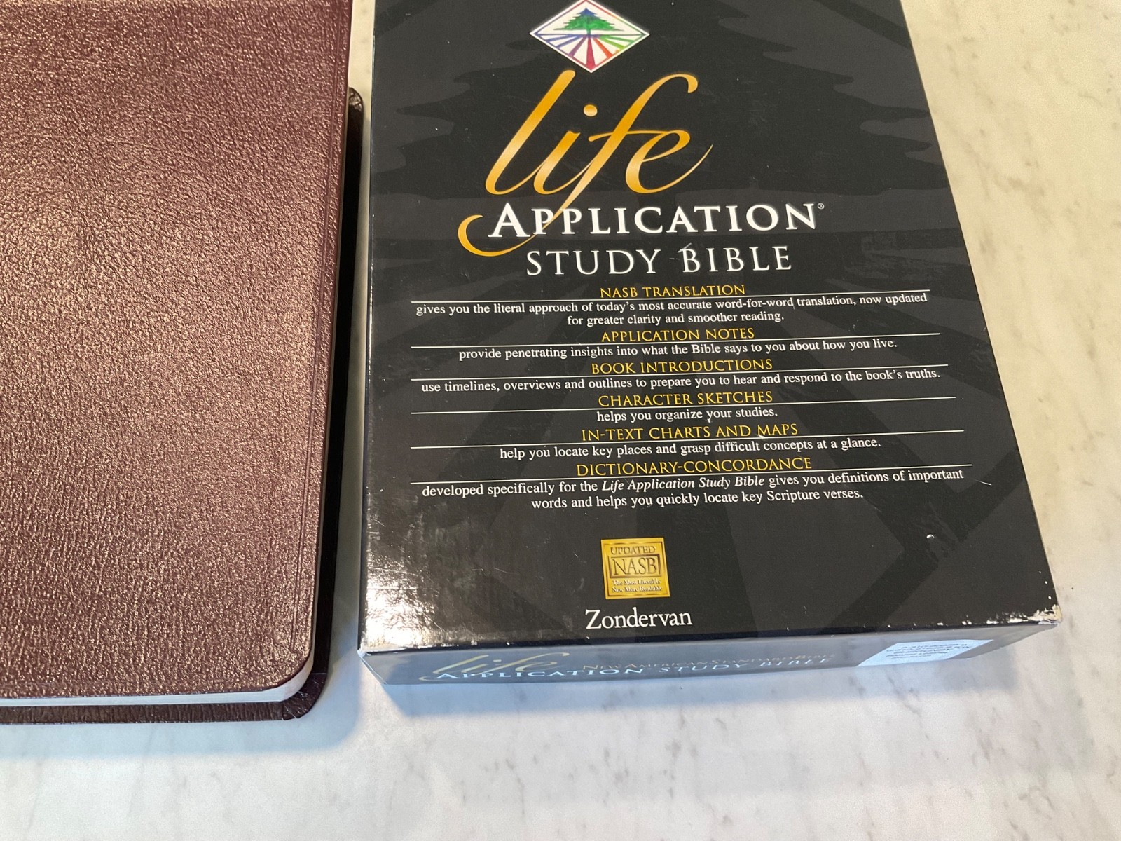 NASB Life Application Study Bible 2000 Burgundy Bonded Leather 1995 Text