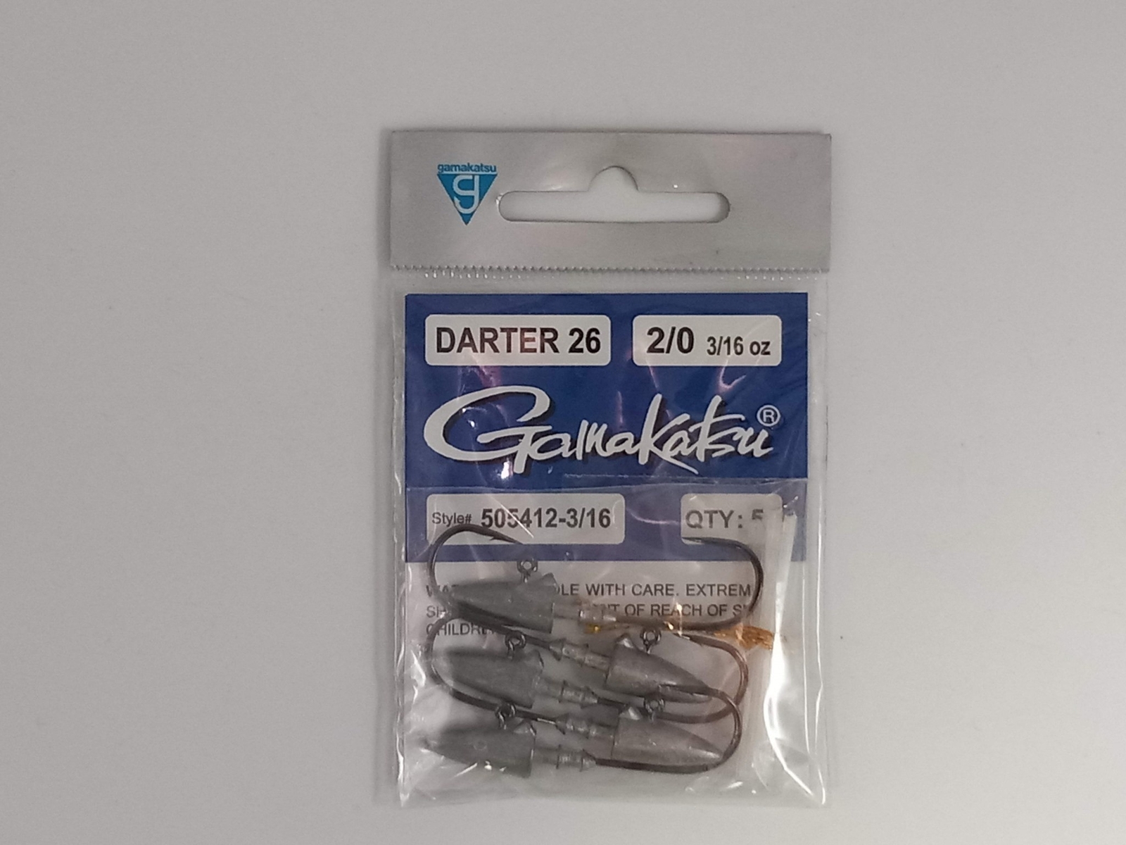 Gamakatsu DARTER 26 SIZE 2/0 3/16 OZ