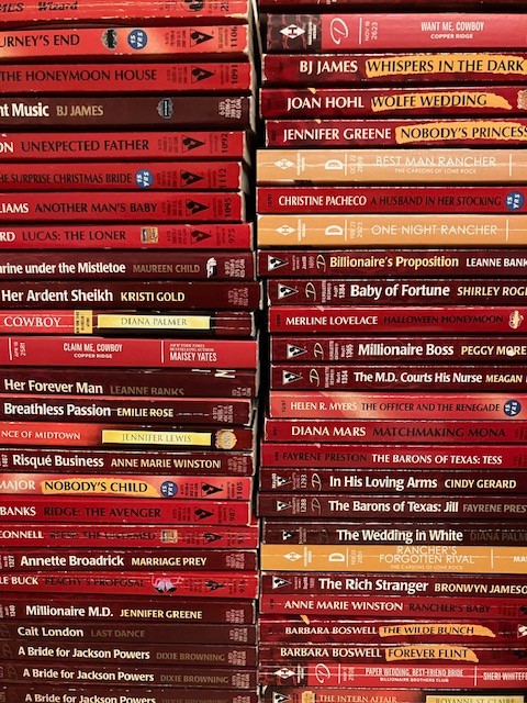 Lot of 10 Silhouette/Harlequin Desire Romance Paperbacks Random Mix of Books