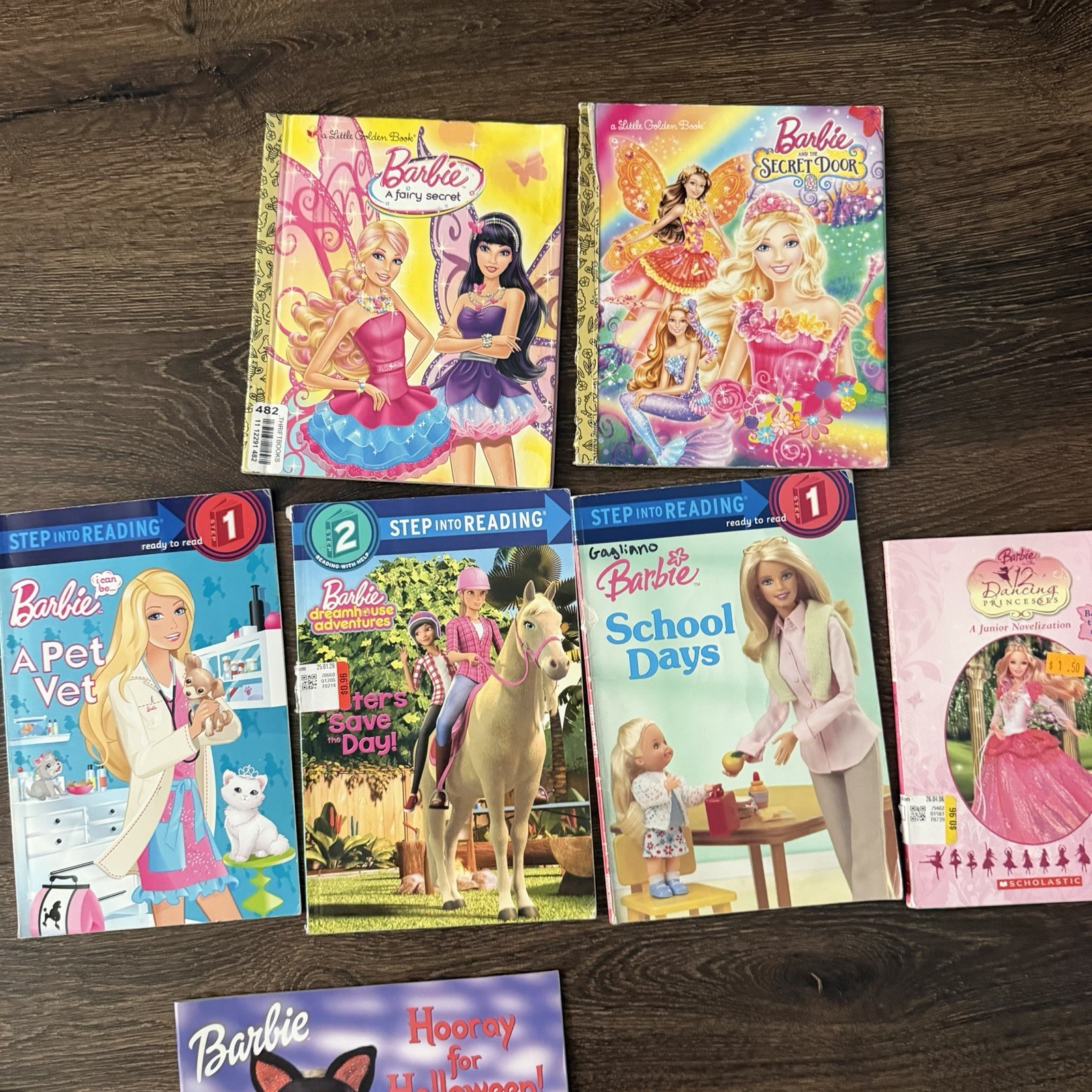 Barbie Book Lot 14 Fairytopia Mermaid Tale Golden Books Step Reading