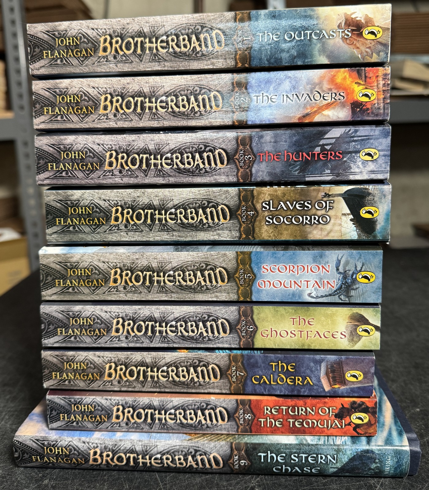 Complete Series Set BROTHERBAND CHRONICLES 1-9 John Flanagan Lot 9
