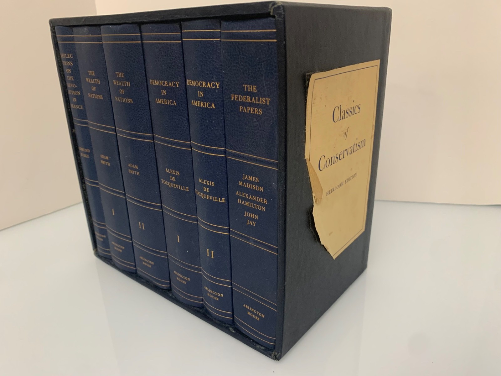 Classics of Conservatism Heirloom Edition HC 6 Volume Box Set Good
