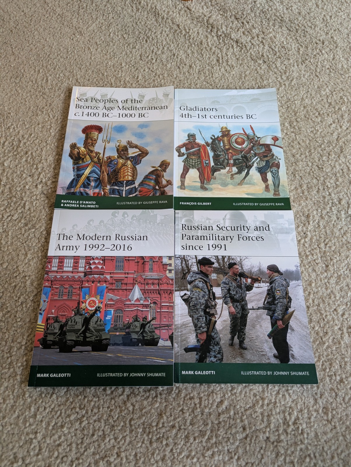 Osprey Elite Series: 4 Volumes, Osprey Publishing, Military History