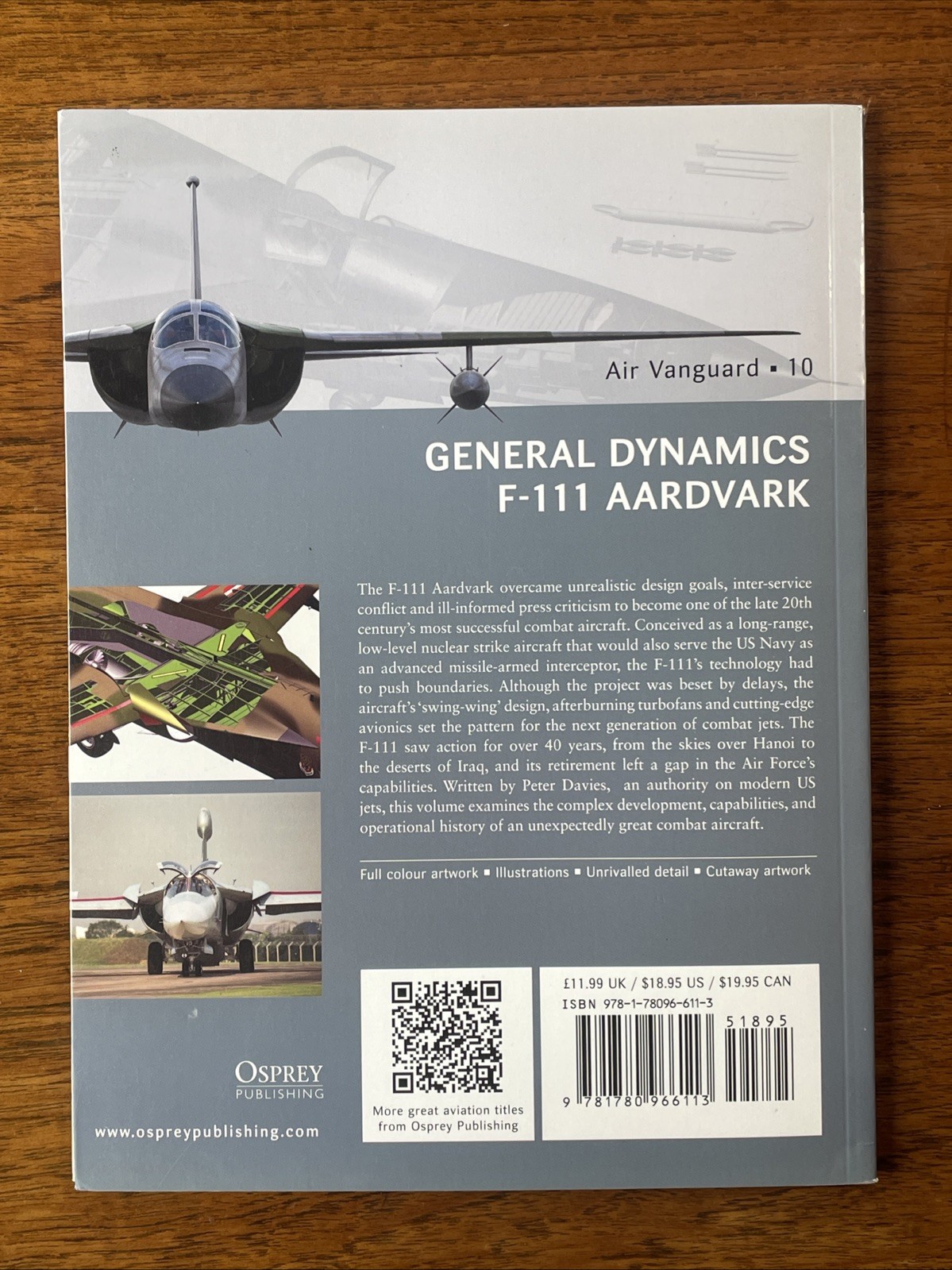 General Dynamics F-111 Aardvark – Osprey Air Vanguard #10, 64 Pages, 2013