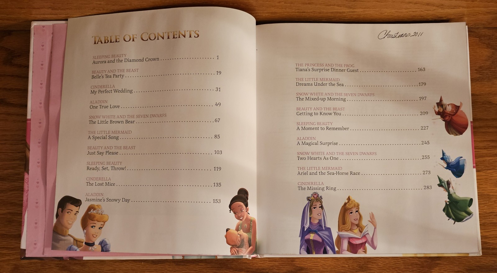 Disney Princess Bedtime Stories Hardcover 300 Pages 19 Stories 9×9.5×1″