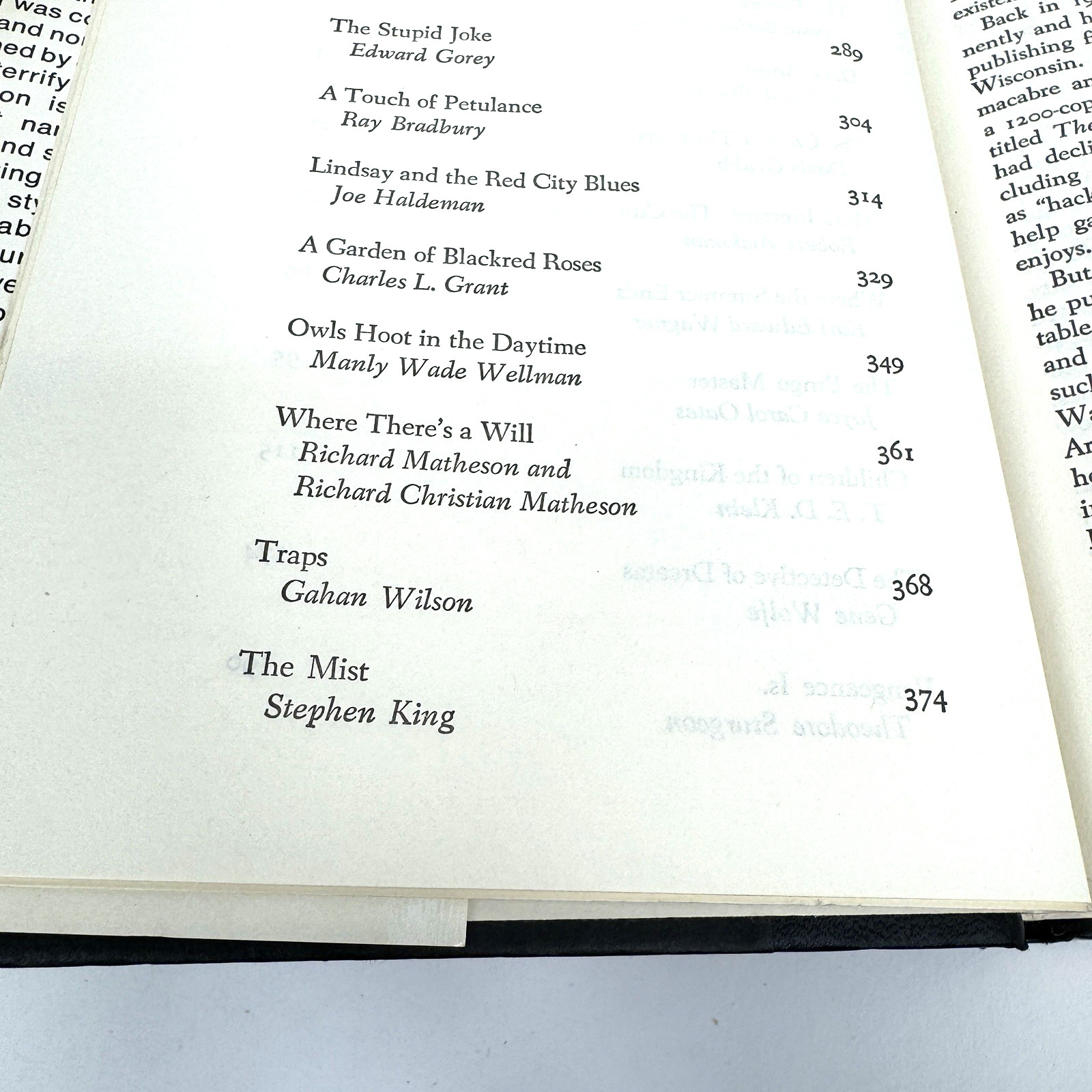 Dark Forces Stephen King The Mist 1980 Edited by Kirby McCauley BCE Viking HCDJ