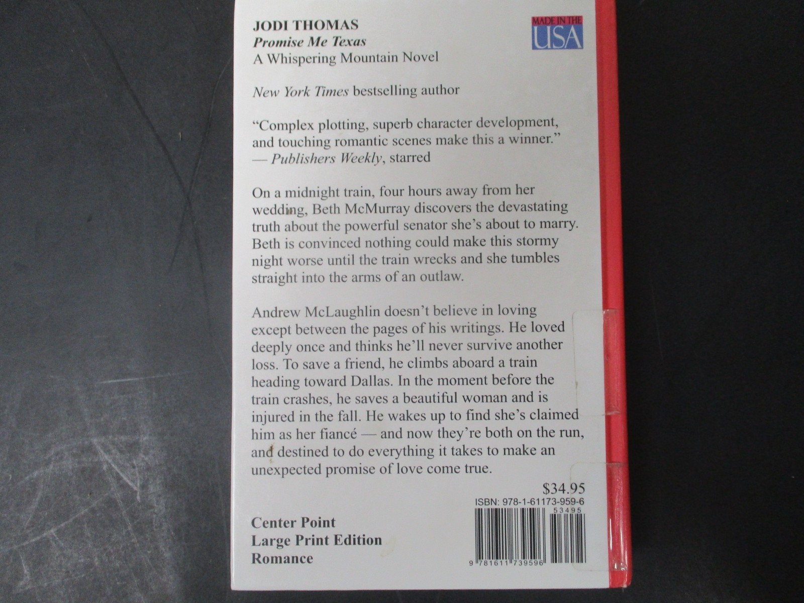 Promise Me Texas : A Whispering Mountain Novel by Jodi Thomas (2014, Library …