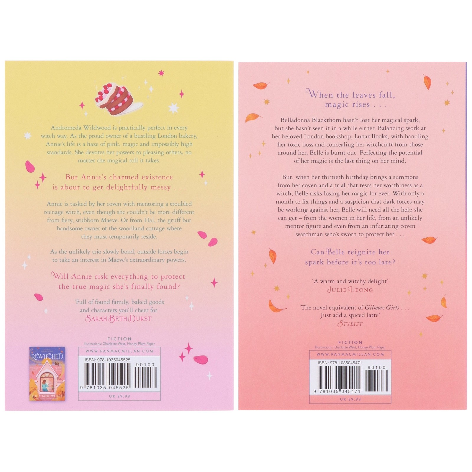Rewitched & Uncharmed by Lucy Jane Wood: 2 Books Set – PB