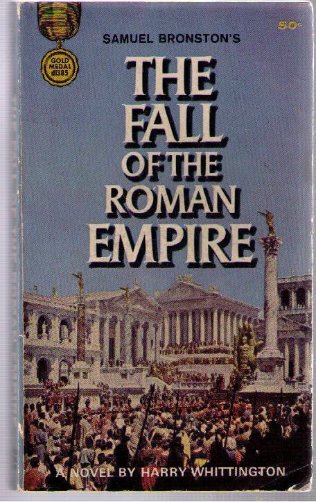 The Fall of the Roman Empire by Harry Whittington (1964) 1st Vintage pb Movie