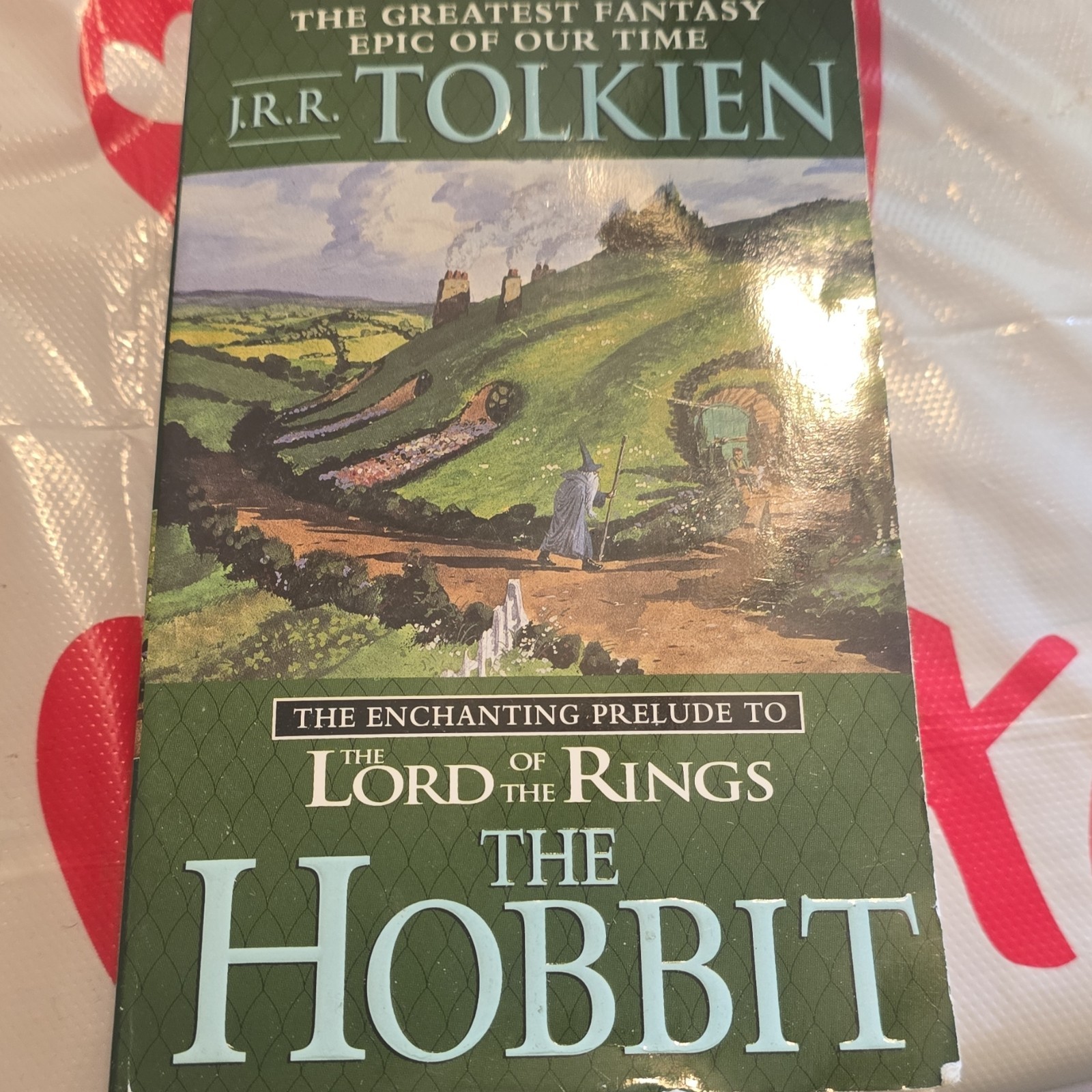 Del Rey Books The Hobbit by J.R.R. Tolkien Paperback Fantasy Adventure Novel