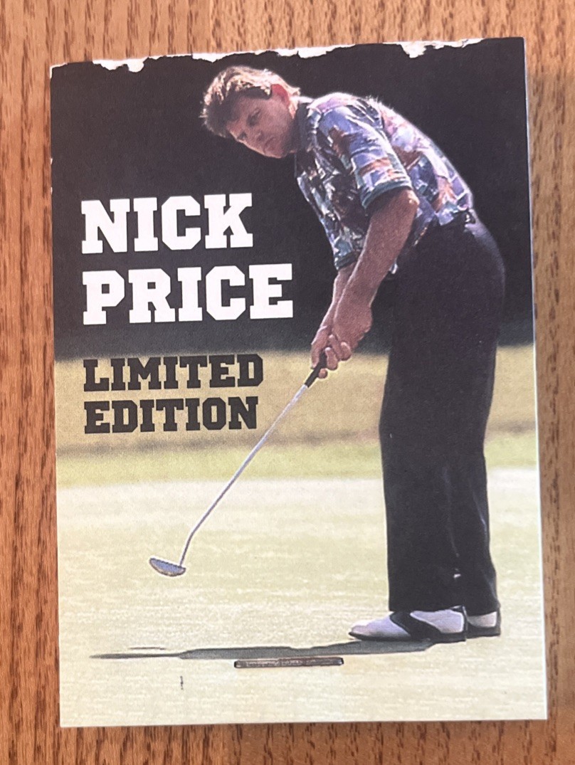 SCARCE Limited Edition BOBBY Grace And Nick Price GOLF FLICKER BOOK Putting