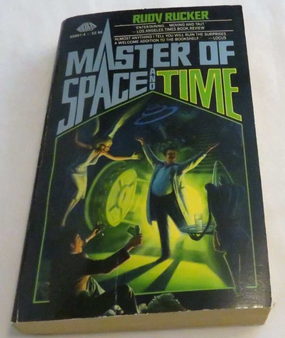 Master of Space and Time Rudy Rucker 1985 Paperback 1st Printing Baen