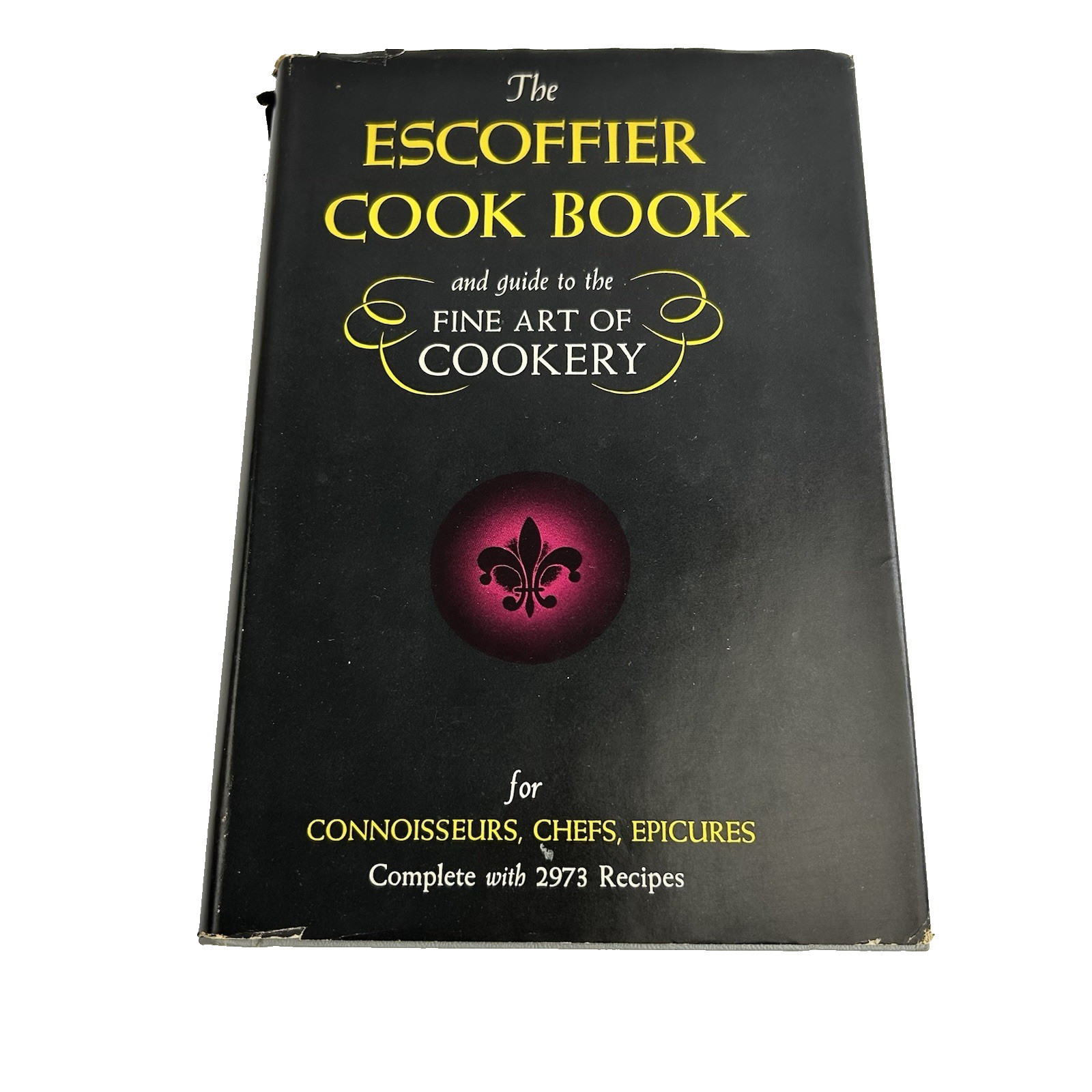 The Escoffier Cookbook A Guide to the Fine Art of Cookery Escoffier 1941 Vintage