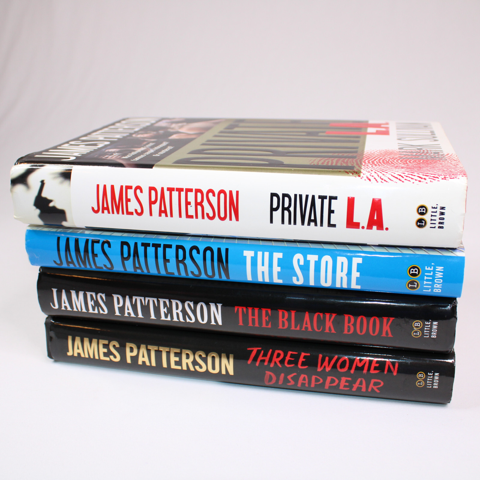 Lot Of 4 James Patterson Hardcover Books With DJ Thrillers Mystery Crime Novels