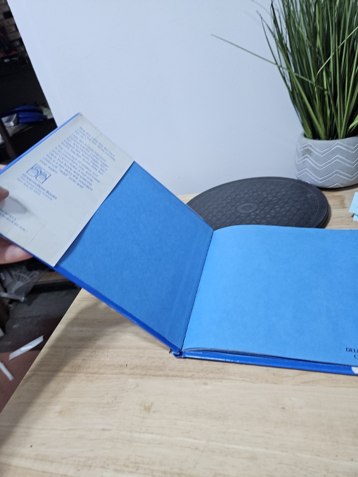FLAWED PAGES – Blue Sea Hardcover by Robert Kalan 1979 Hardcover Dust Jacket