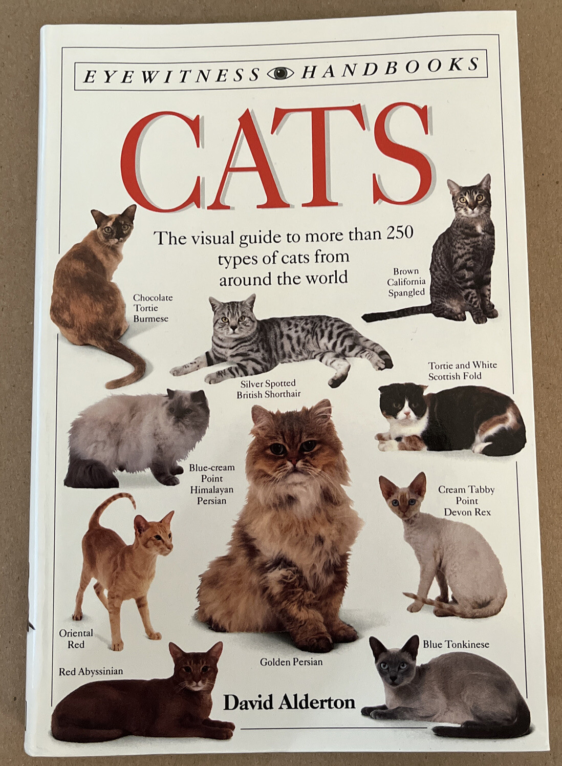 Eyewitness DK Handbook~Cats~David Alderton~❇️BRAND NEW Flex Bound~Guide Breeds