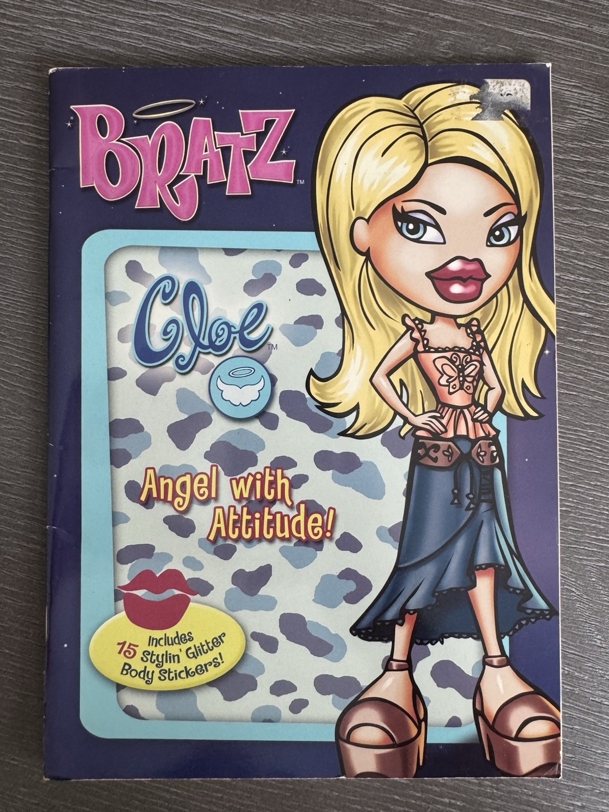 BRATZ! Cloe: Angel with Attitude! (with Glitter Body Stickers) 32 Pages Book