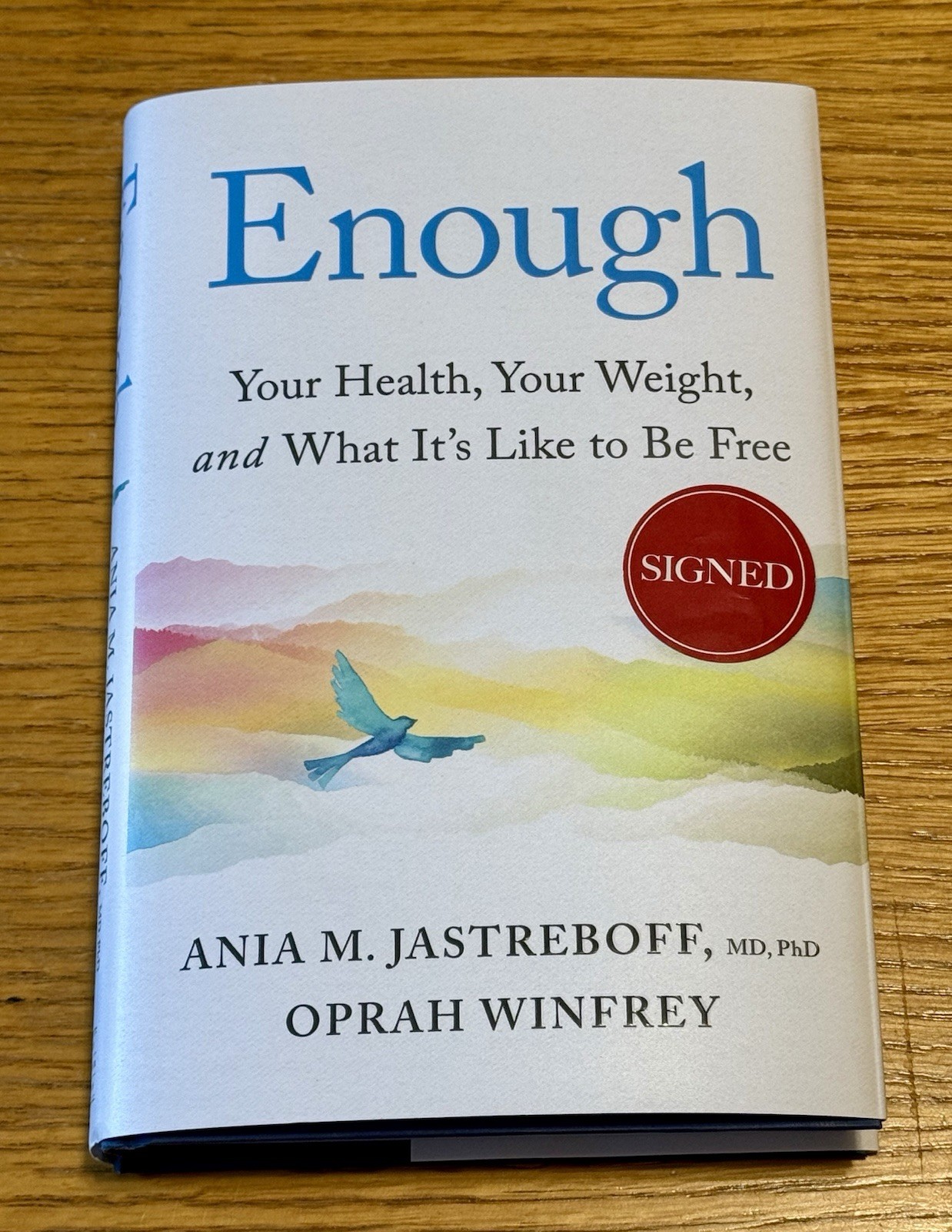 SIGNED Oprah Winfrey Enough Hardcover Book 2026 1st Printing & 1st edition NEW