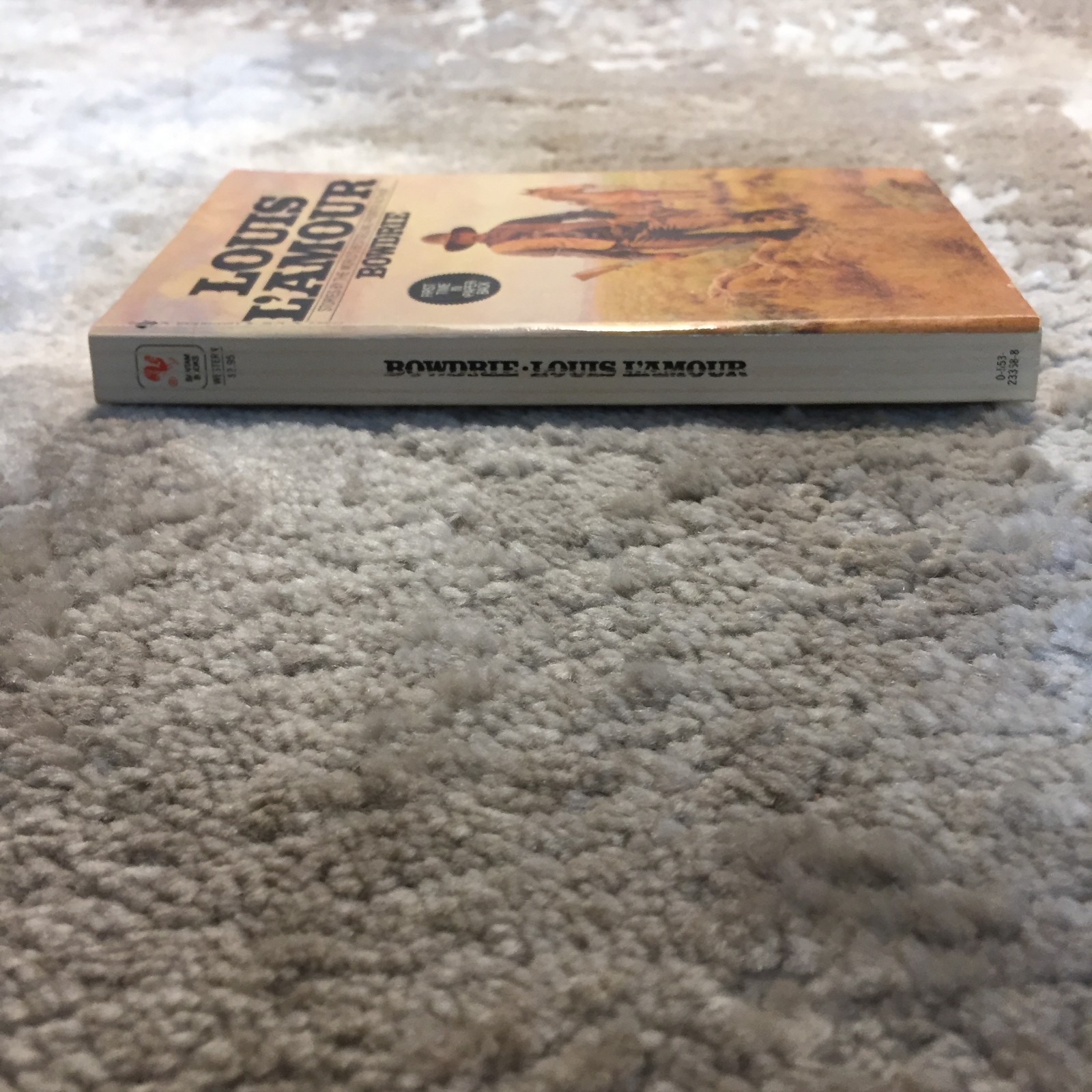 Bowdrie Run Louis L’Amour 1983 Bantam Texas Rangers Frontier Justice Paperback