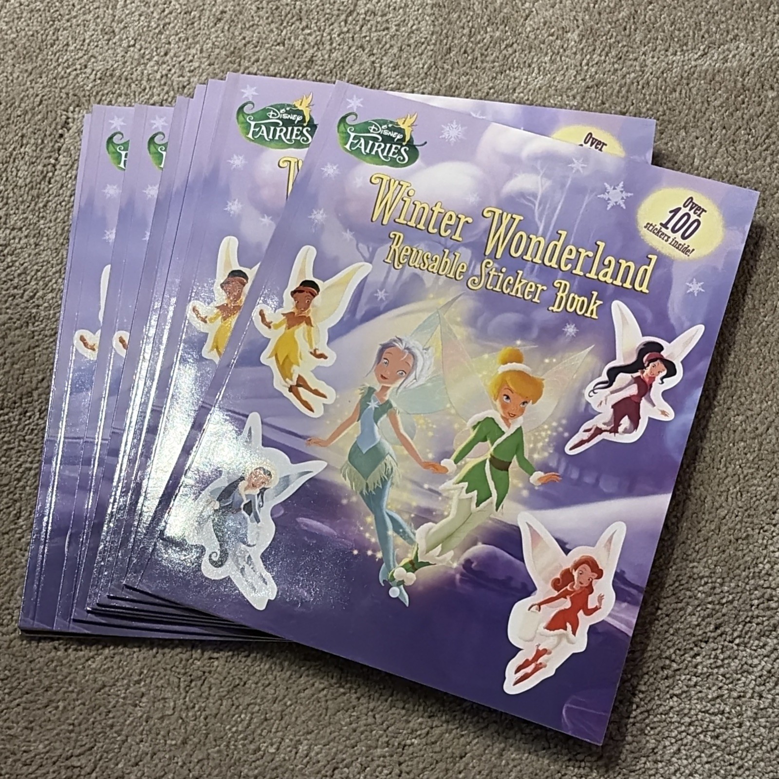 Winter Wonderland Reusable Sticker Book Paperback softback NEW Multiple Availble