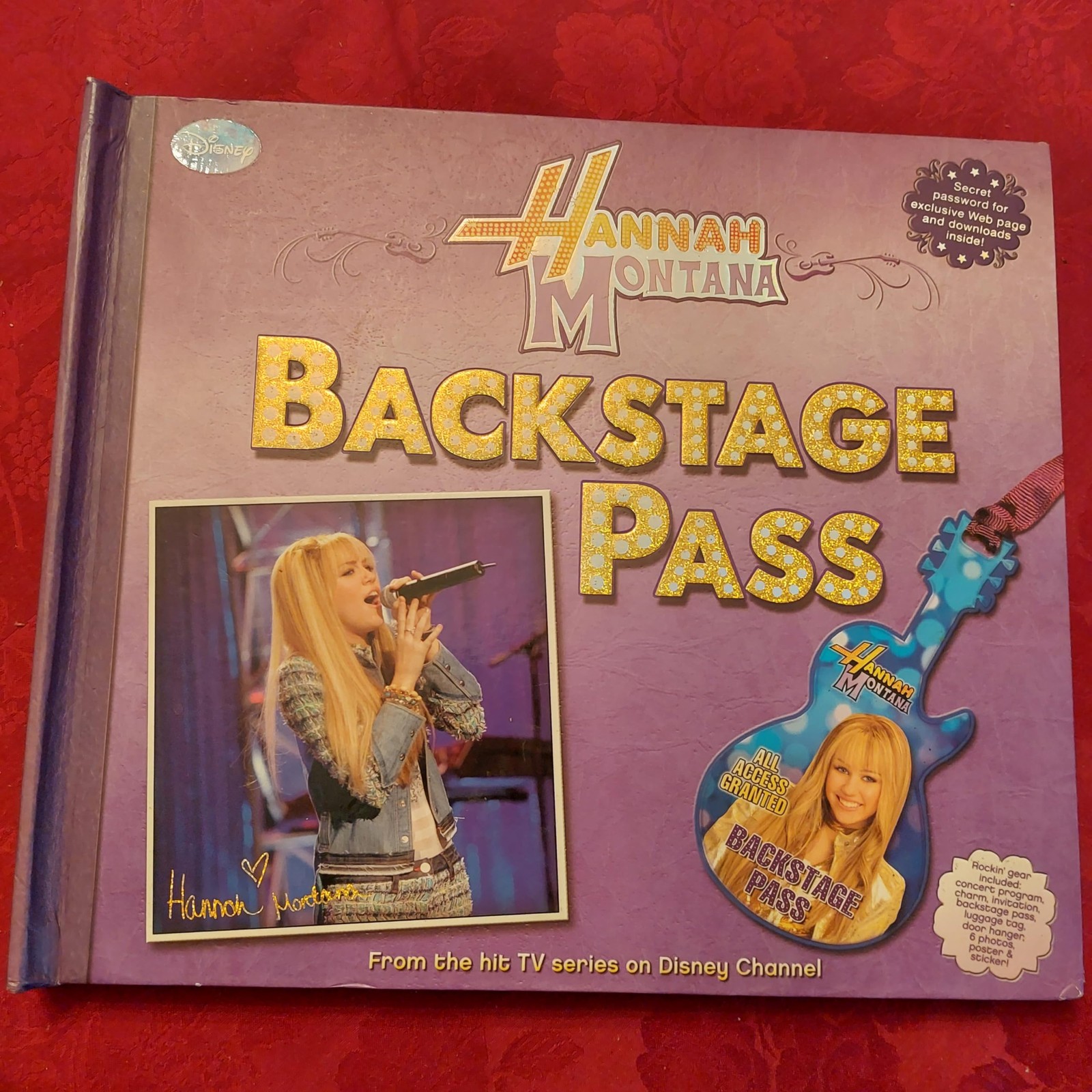 Hannah Montana Backstage Pass King, M. C.|Disney Press hardcover Acceptable