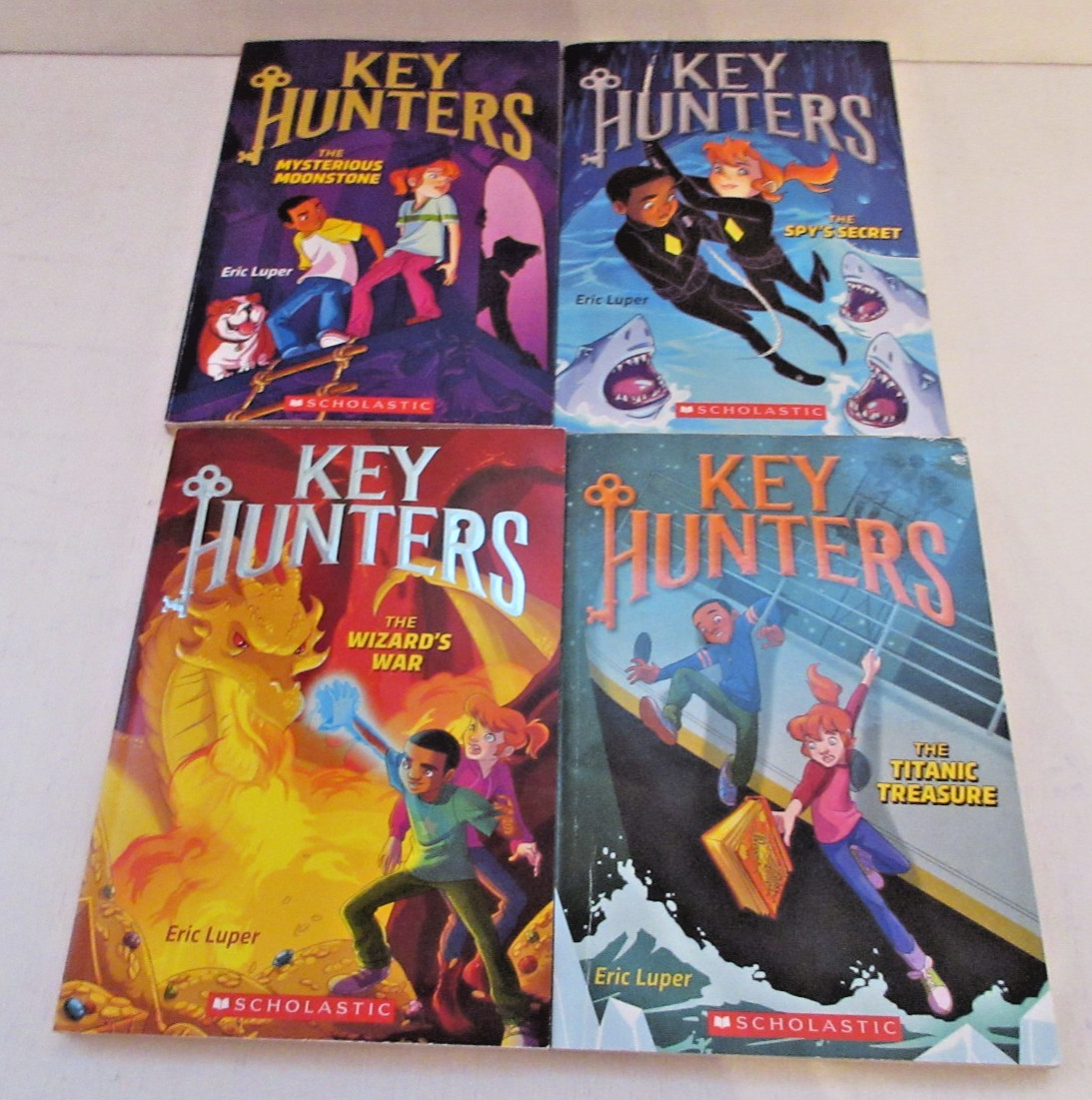 Key Hunters #1 #2 #4 #5 Eric Luper Book Lot Of 4 Book Bundle