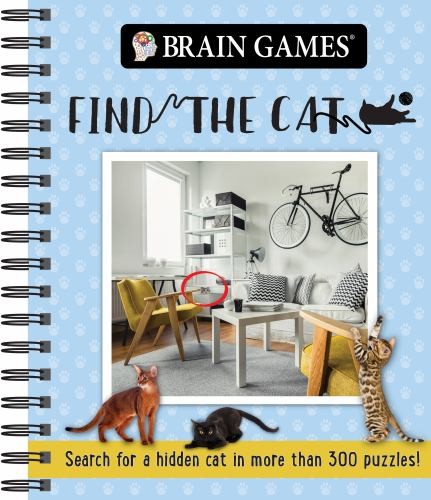 Brain Games – Find the Cat (384 Pages), Brain Games