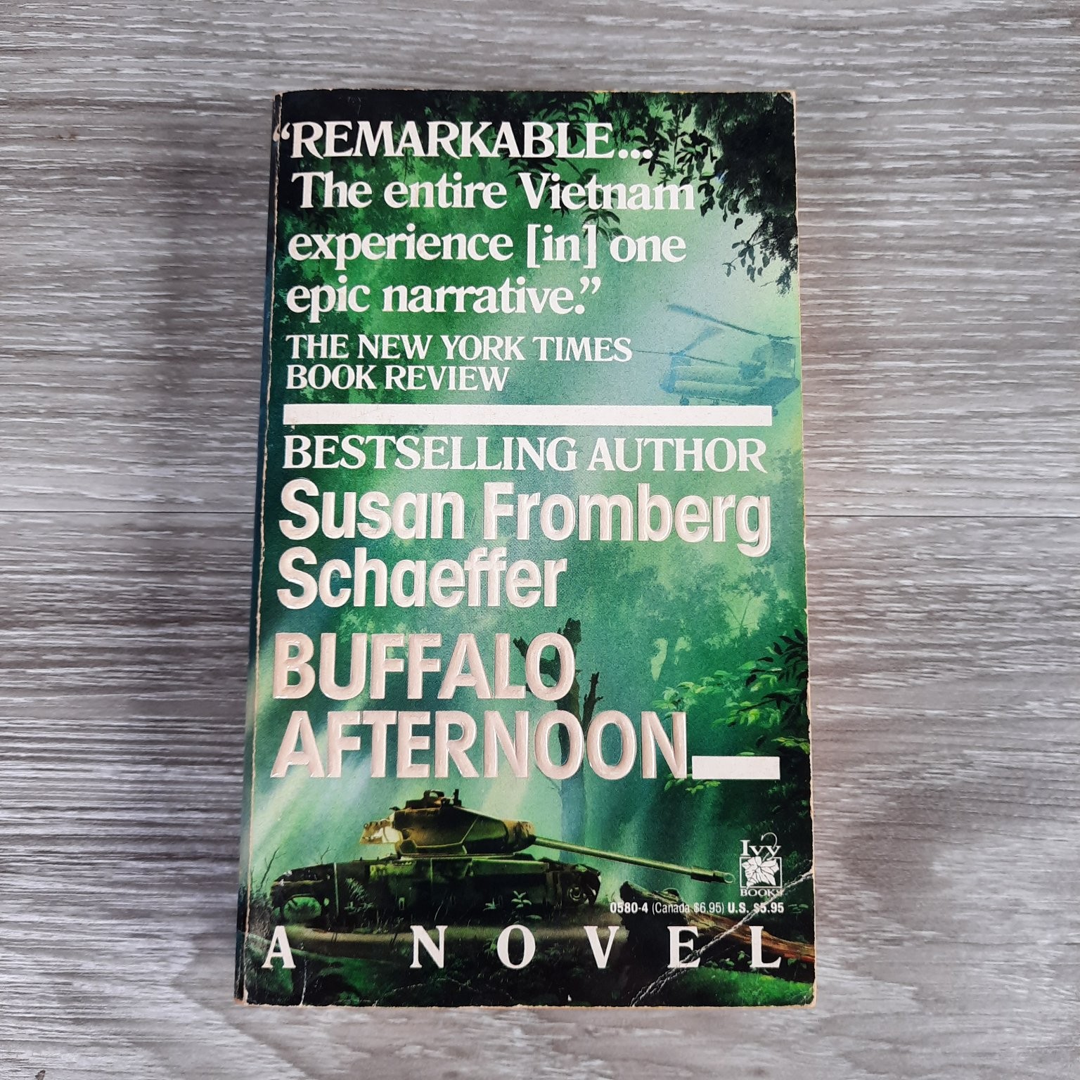 Buffalo Afternoon Susan Fromberg Schaeffer 1990 First Ballantine Edition