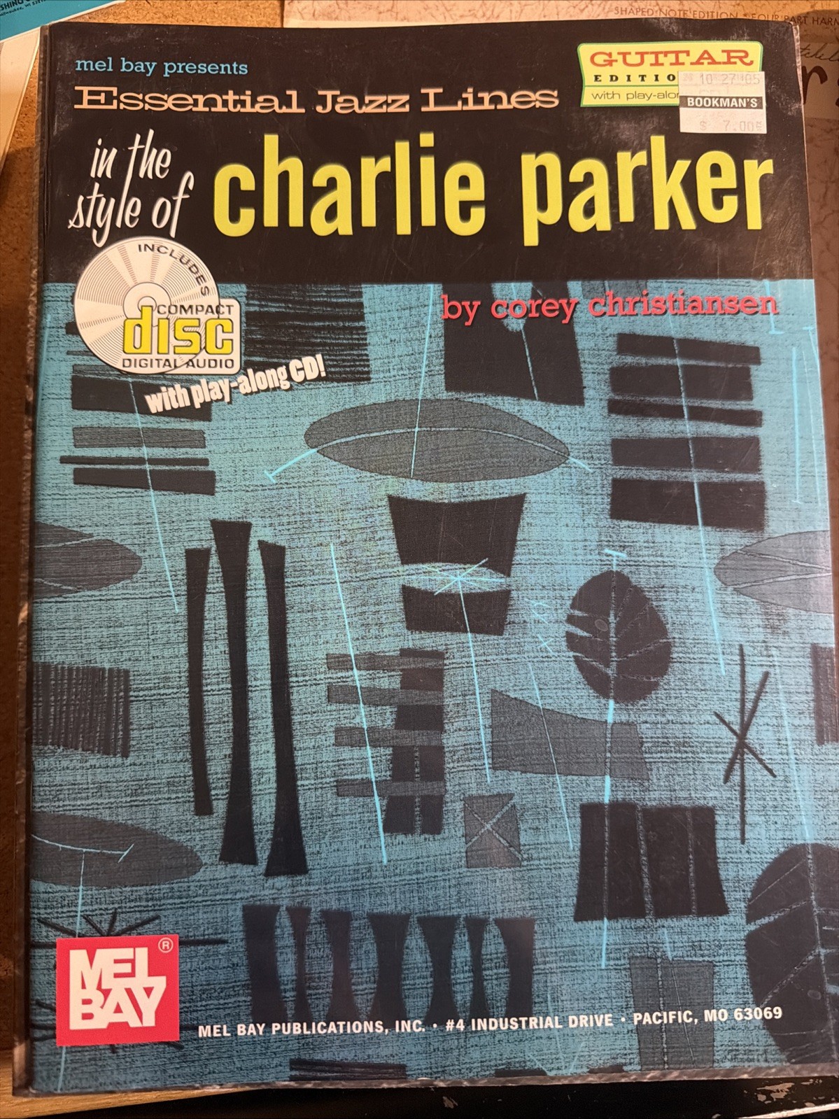 Essential Jazz Lines: In the Style of Charlie Parker – Guitar Edition W/CD Good