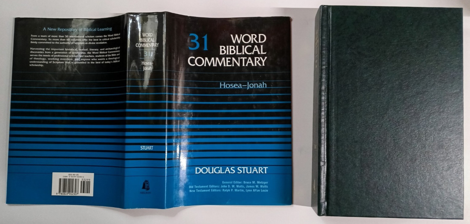 Hosea-Jonah by Douglas Stuart – World Biblical Commentary 31 (Word, 1987) HCDJ