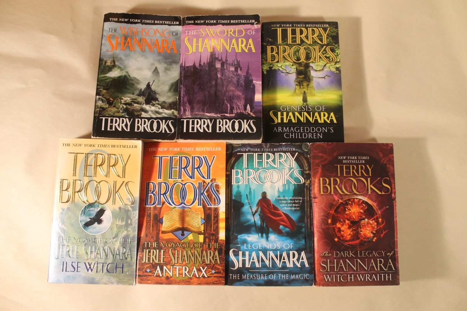 Lot of 7 Shannara Books by Terry Brooks – Isle Witch +
