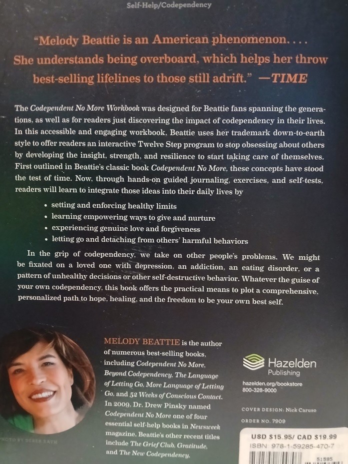 Codependent No More Workbook Melody Beattie Trade Ppb Recovery Addiction