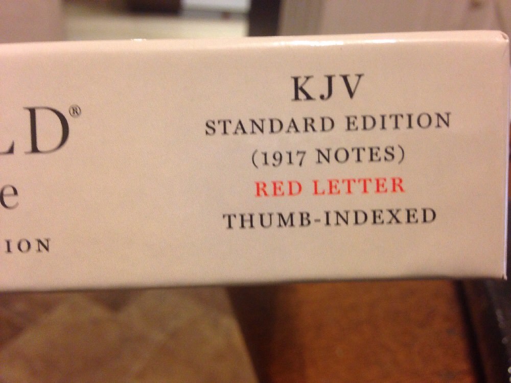 Genuine Leather KJV Old Scofield Study Bible INDEXED 1917 notes Standard edition