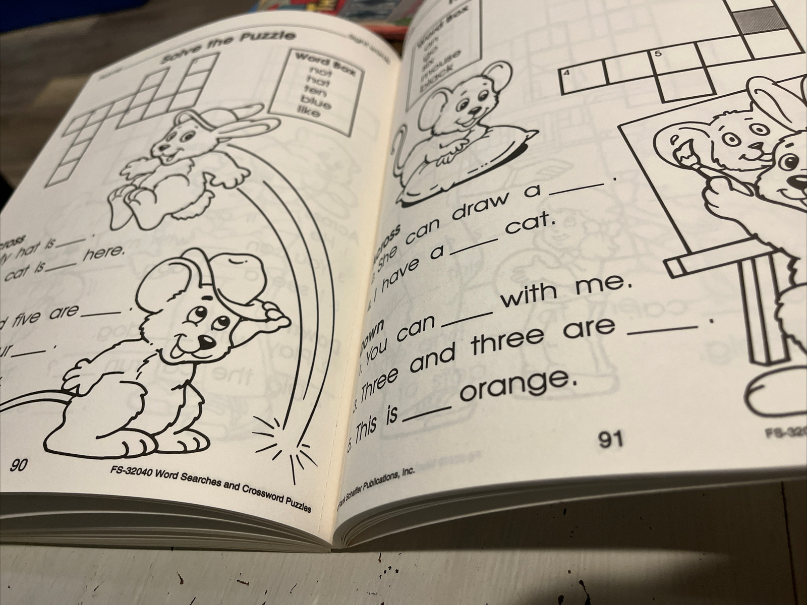 Word Searches & Crossword Puzzles Grades 1-2 125+ Pages Frank Schaeffer ￼pub.