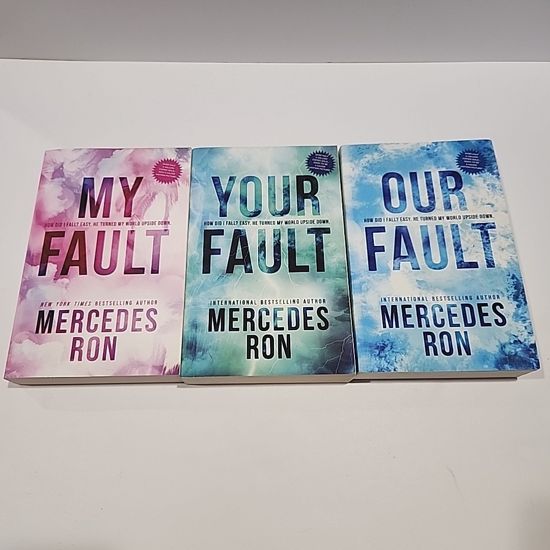 Culpable Series Trilogy Mercedes Ron My Fault Your Fault Our Fault Books PB VGC