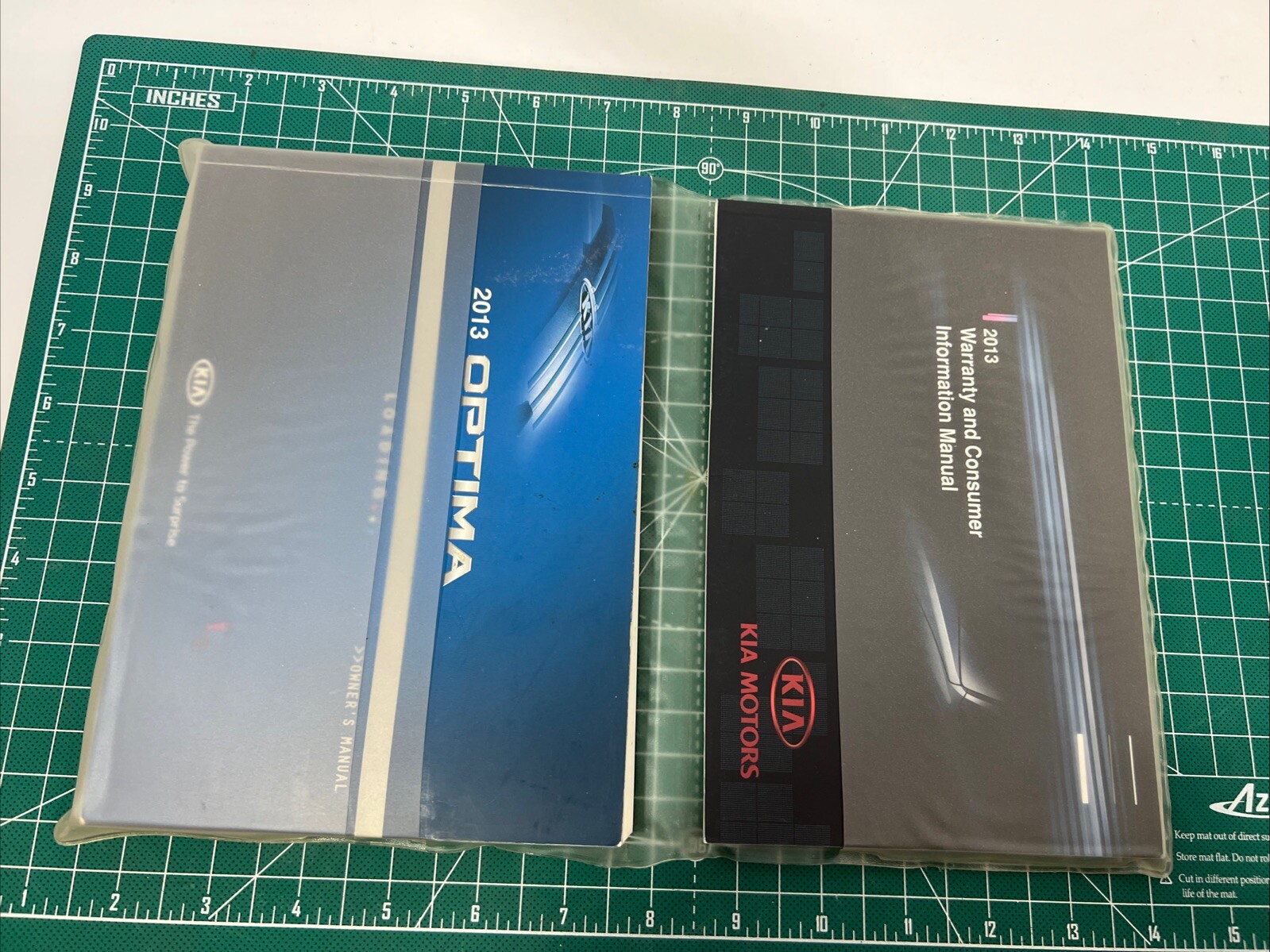 2013 KIA OPTIMA OWNERS MANUAL IN CLEAR SLEEVE OEM