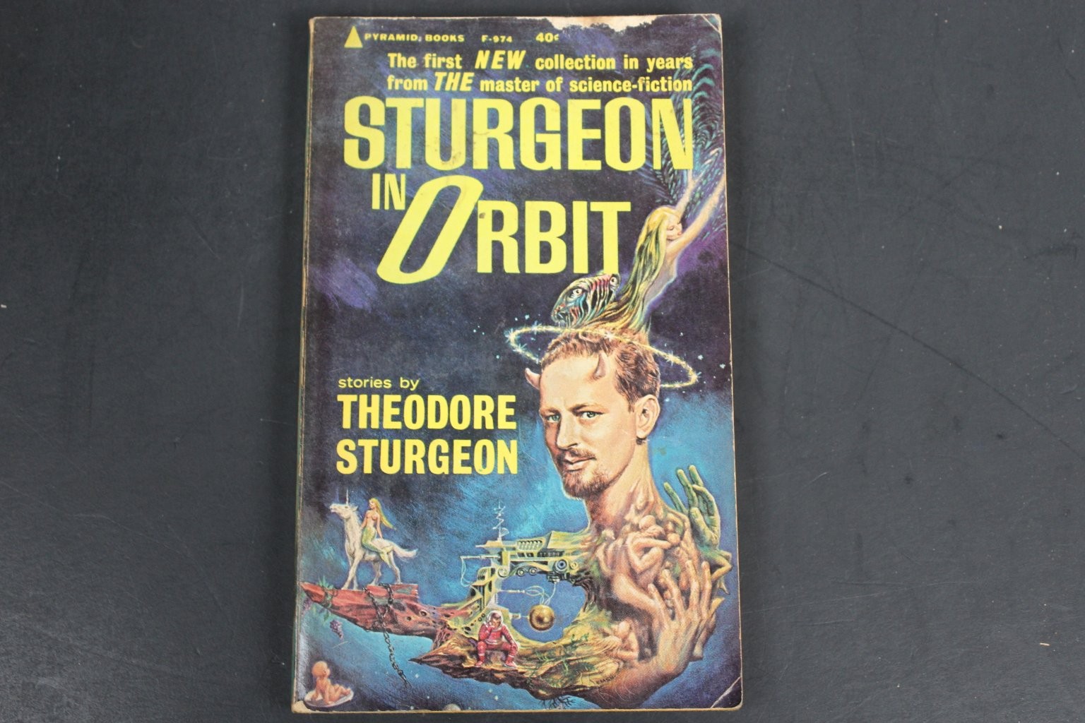 Sturgeon in Orbit Theodore Sturgeon 1964 Science Fiction Pyramid Books F-974