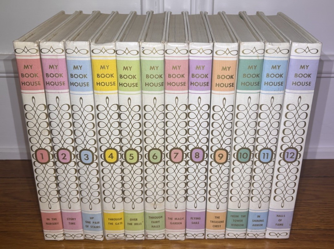 Set of 1971 My Book House for Children Volumes 1-12 by Olive Beaupre Miller