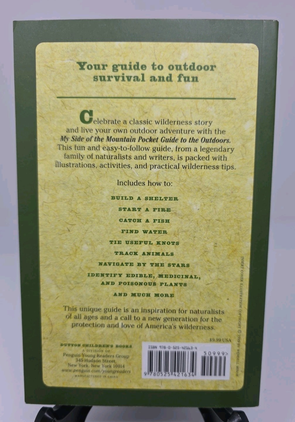 Pocket Guide to the Outdoors: Based on My Side of the Mountain by Jean George