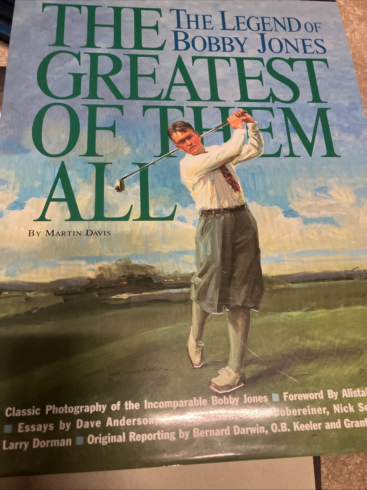 Signed Copy Martin Davis “The Greatest of Them All: The Legend of Bobby Jones”