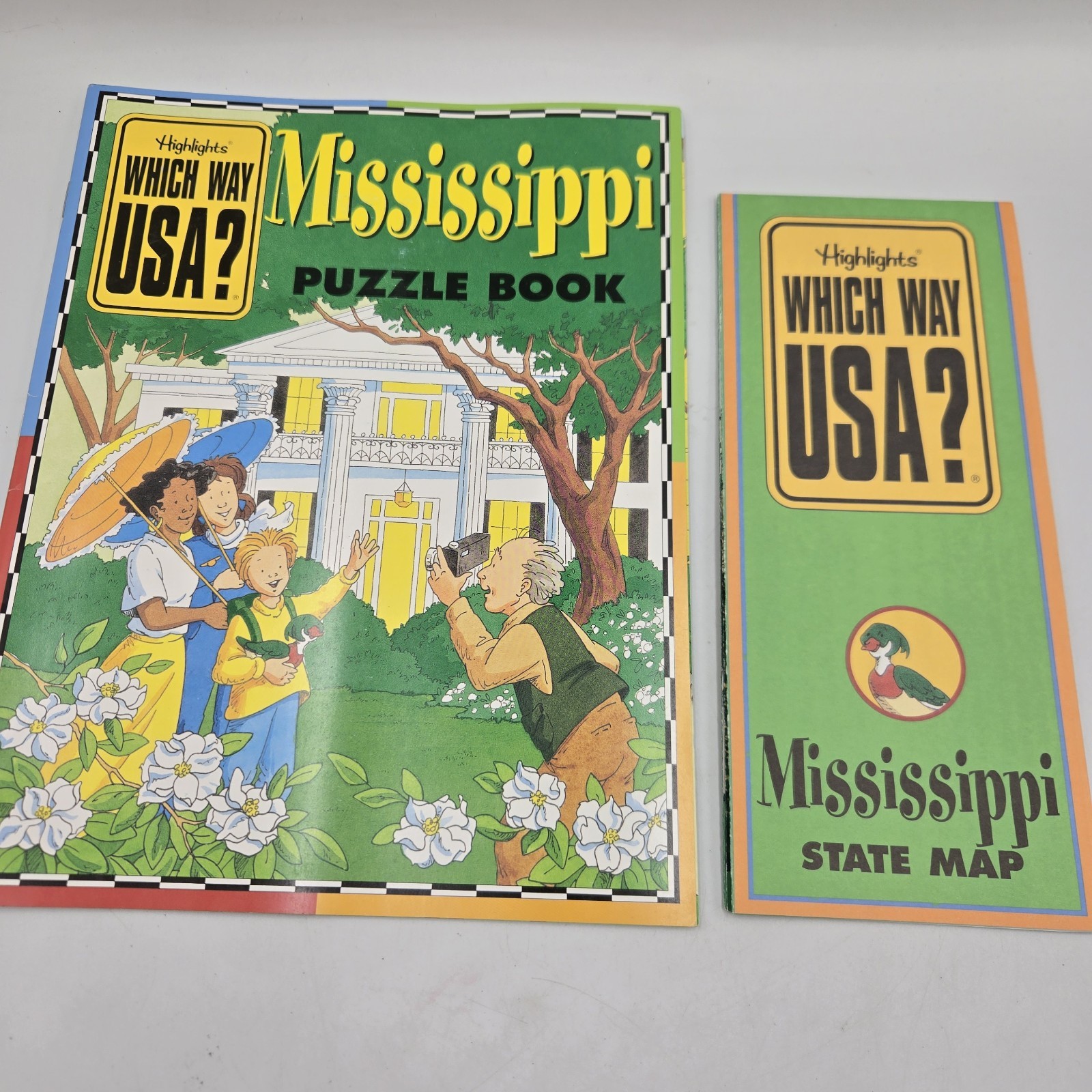 Highlights Which Way USA Mississippi Puzzle Book Fun Educational Activity New